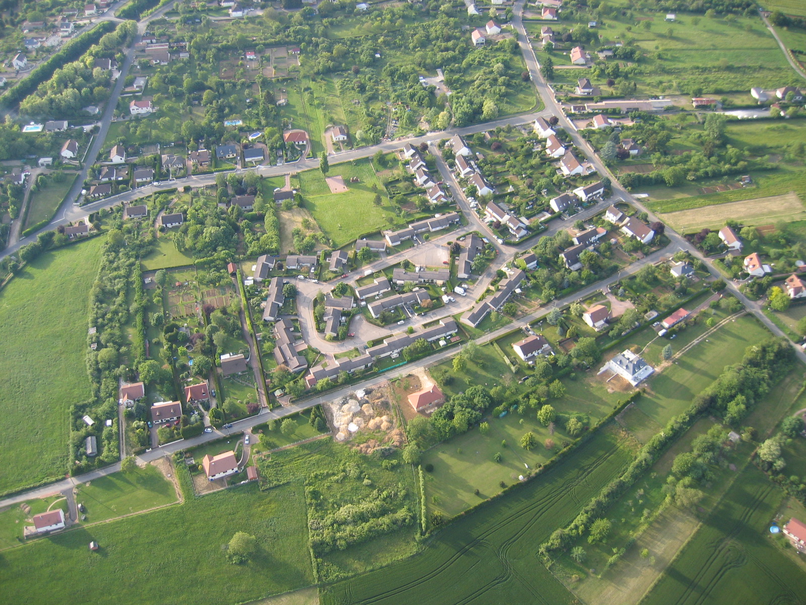 La Charité vue aérienne