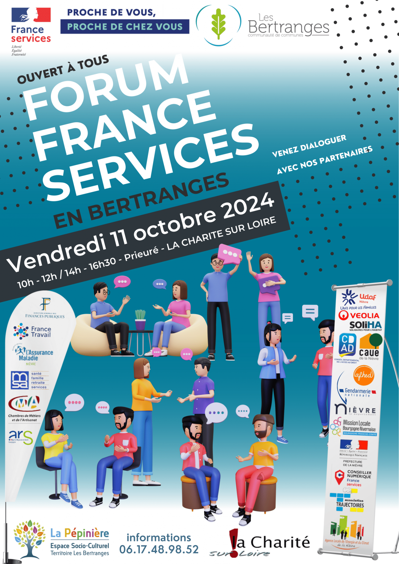 Forum des Partenaires des Espaces France Services des Bertranges à La Charité