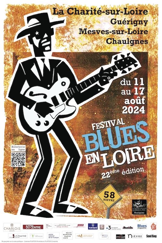 affiche blues en Loire 2024