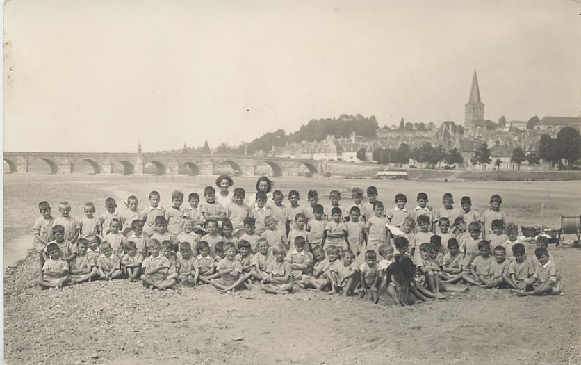 Colonie de vacance sur la plage