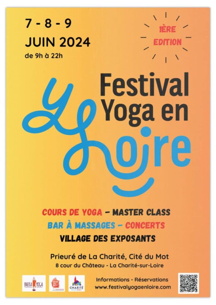 affiche festival yoga en loire