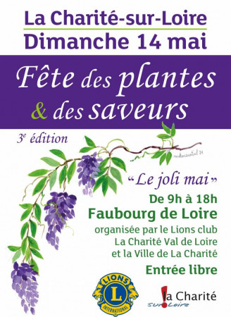 affiche fête des plantes et des saveurs