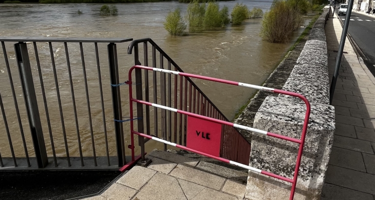 Vigilance crue et inondation dans la Nièvre et à La Charité-sur-Loire