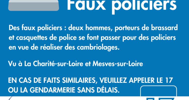 Alerte Faux Policiers ! 👮